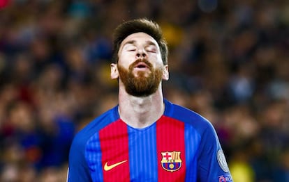 Messi durante la temporada.