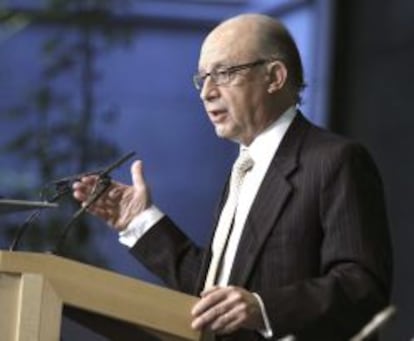 El ministro de Hacienda y Administraciones P&uacute;blicas, Crist&oacute;bal Montoro.