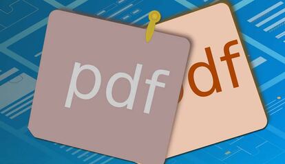 Logo PDF con fondo