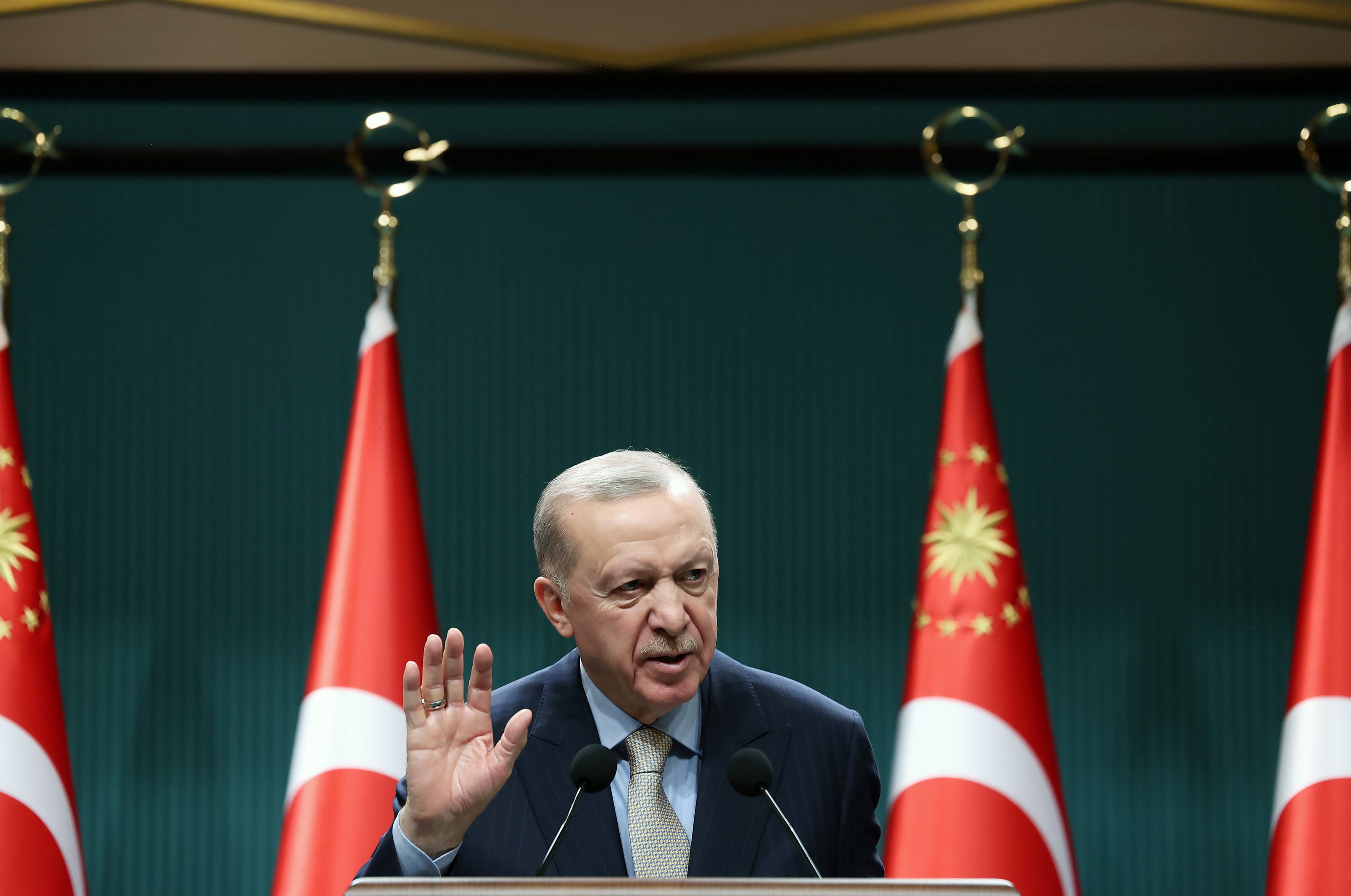 El presidente de Turquía, Recep Tayyip Erdogan, el pasado lunes.