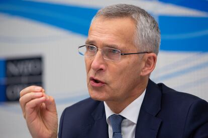  Stoltenberg, en la sede de la OTAN en Bruselas, el viernes.