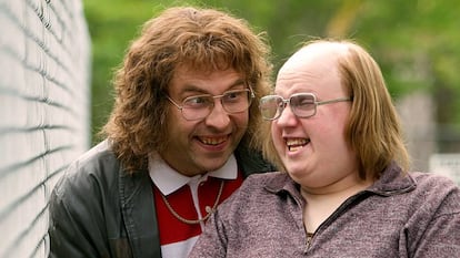 Los personajes de Lou y Andy en 'Little Britain'.