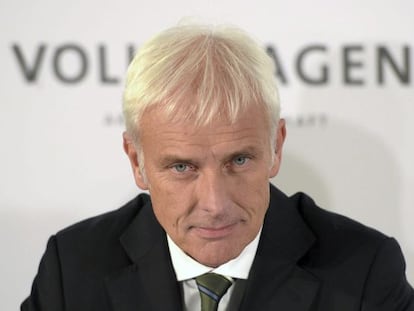 El presidente del grupo Volkswagen, Matthias Müller.