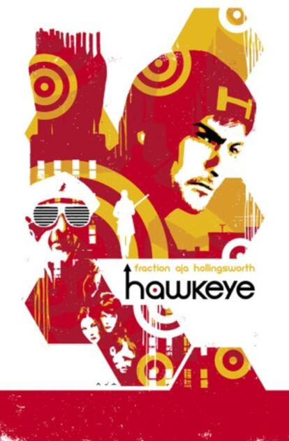 Portada del 'Hawkeye' de David Aja, que suma tres nominaciones a los Eisner 2014.