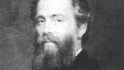 El escritor estadounidense Herman Melville.