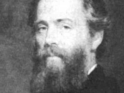 El escritor estadounidense Herman Melville.