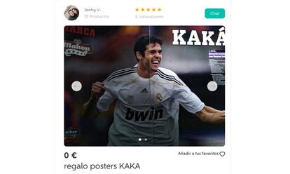 "Está bien el póster, lo que ocurre que los tengo repetidos y tirar las cosas que otra gente puede utilizar no me gusta, lo que me queráis dar por ella o la cambio por cosas del Real Madrid que no tenga". Desde luego, Kaká tampoco hizo historia en el Real Madrid.