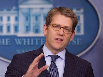 El portavoz de la Casa Blanca, Jay Carney. 