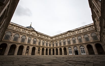 Patio interior del Palacio Real de Madrid.