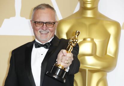 Lee Smith ganador del Oscar a mejor montaje de sonido por 'Dunkerque'.