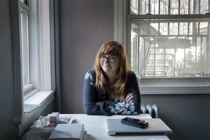 Isabel Coixet (Barcelona, 1960) en el apartamento de Nueva York, donde se instaló hace unos meses.