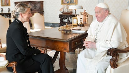 Yolanda Díaz papa Francisco