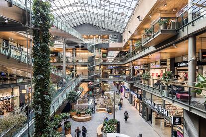 El centro comercial Sellon, en Helsinki, Finlandia, en 2022.
