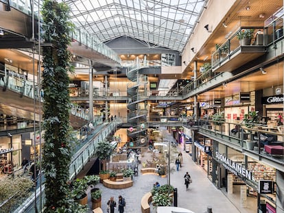 El centro comercial Sellon, en Helsinki, Finlandia, en 2022.