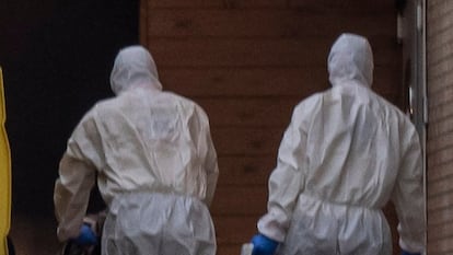 En la residencia de Tremp (Lleida) murieron 64 ancianos en la segunda ola de la pandemia, en 2020. JAVIER MARTIN