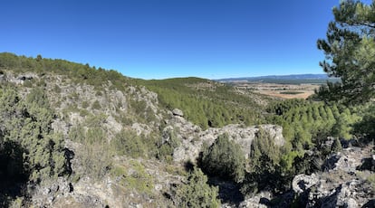 Vista de la sierra de Bascuñana, donde se ubicará el parque.