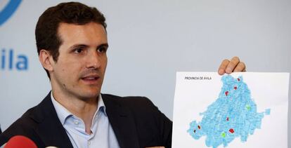 El vicesecretario de Comunicación del PP, Pablo Casado.