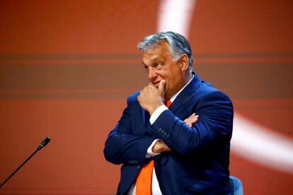 El primer ministro húngaro, Viktor Orbán, el pasado mes de agosto en Bled (Eslovenia).