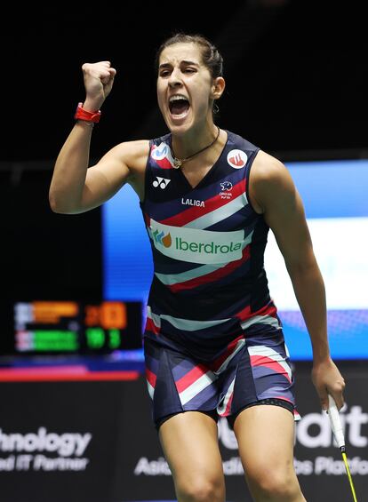 Carolina Marn, ganadora del oro olmpico de bdminton en Ro 2016. 