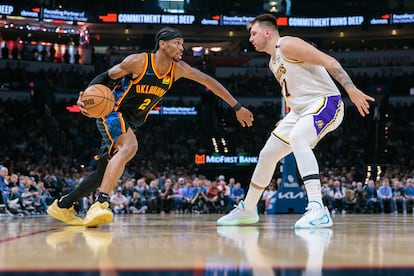Shai Gilgeous-Alexander y Luka Doncic