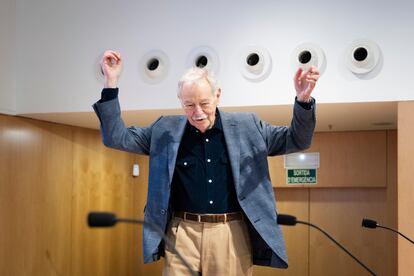 El escritor Eduardo Mendoza fotografiado hoy en Barcelona.