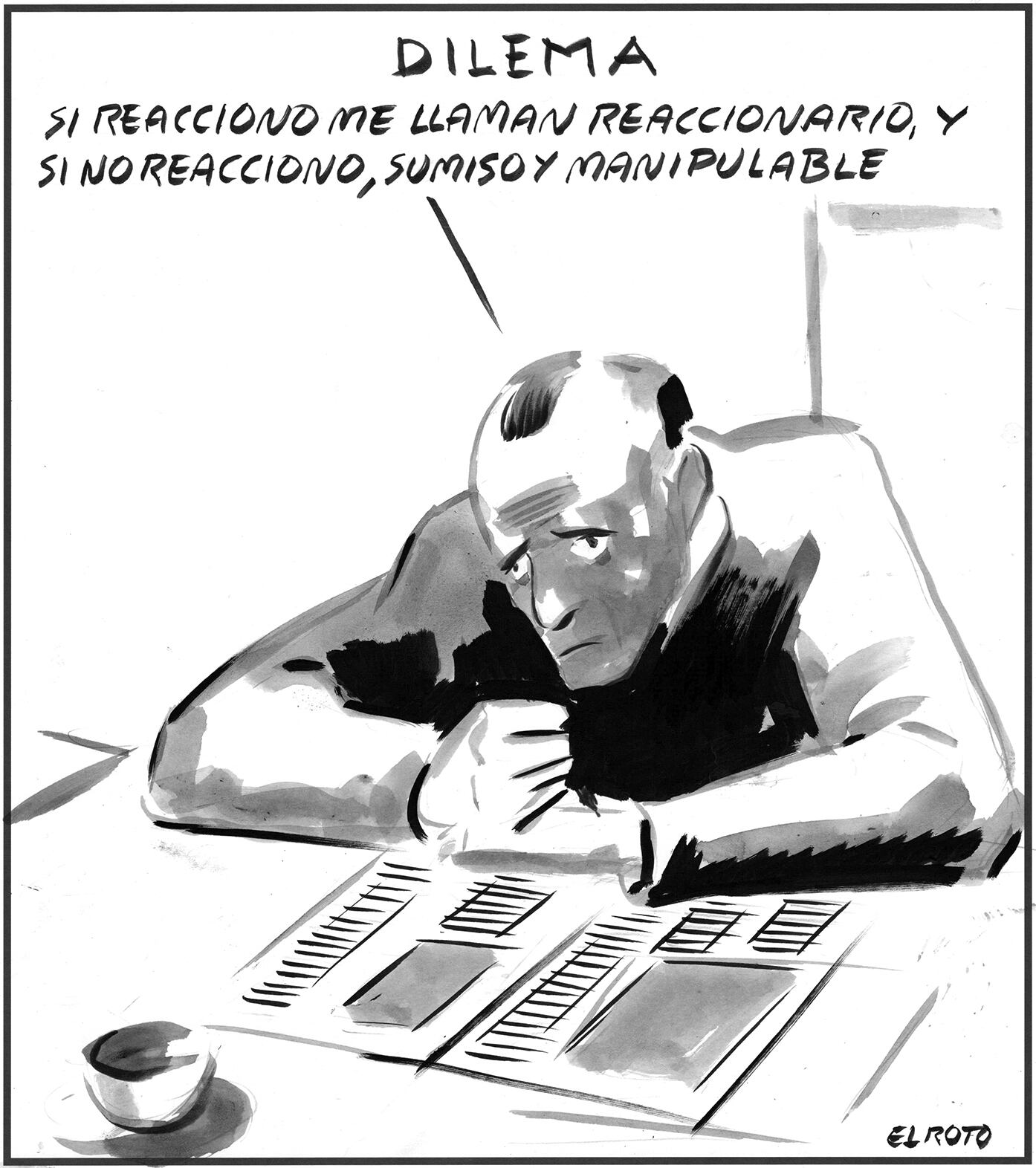 El Roto: dilema