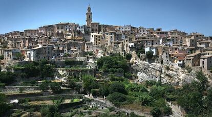 El casco urbano de Bocairent.