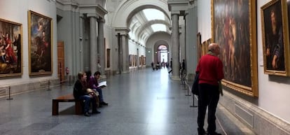 Sala de exposición del Prado, una de las pinacotecas más visitadas del planeta.