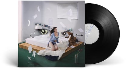 Vista del vinilo ‘Si abro los ojos no es real’ de Amaia.