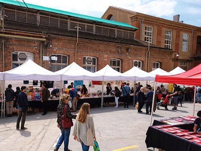 Aspecte de Literal, festival d'idees i llibres radicals, en una passada edició. 