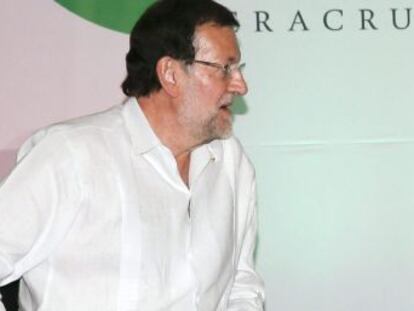 El presidente del gobierno espa&ntilde;ol, Mariano Rajoy, durante la r XXIV Cumbre Iberoamericana.