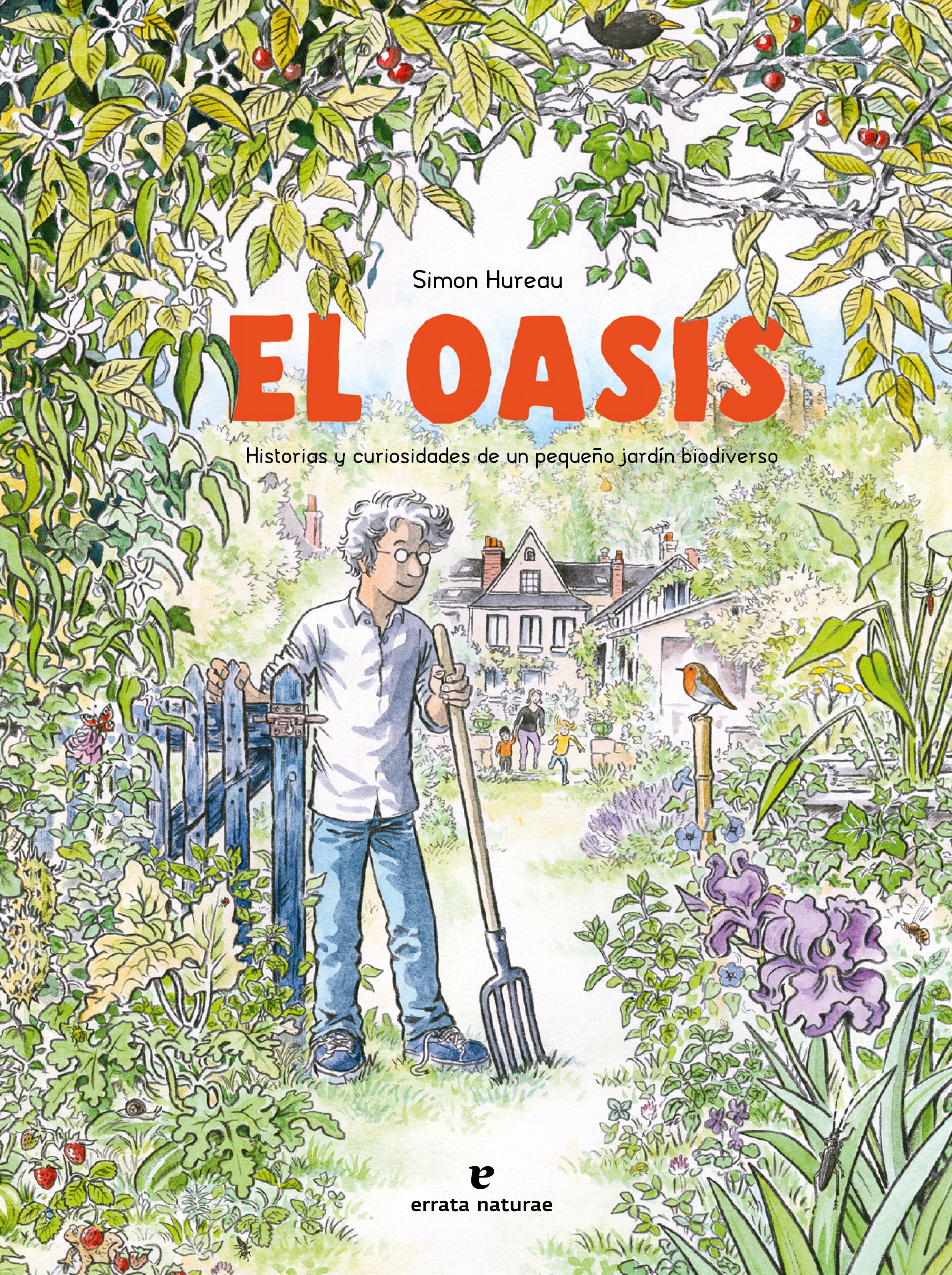 Portada de 'El oasis' de Simon Hureau, de Errata Naturae.