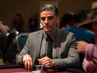 Oscar Isaac, en 'El contador de cartas' (2021) de Paul Schrader.