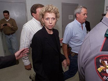 La productora Mary Mapes, en una imagen de una comparecencia ante la justicia en noviembre de 1999.