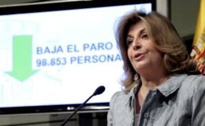 La secretaria de Estado de Empleo, Engracia Hidalgo. EFE/Archivo