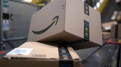 Un centro logístico de Amazon en Estados Unidos