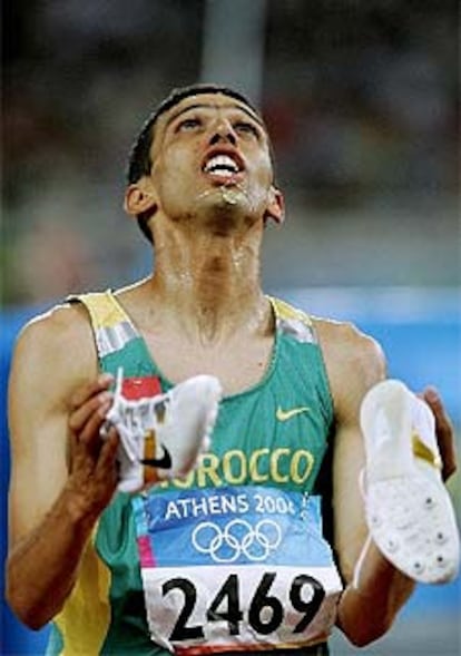 Hicham El Guerruj ganó dos medallas de oro, en 1.500 y 5.000 metros, en los Juegos de Atenas.