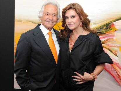 Sebastián Palomo Linares y Marina Danko, en una imagen de 2008.