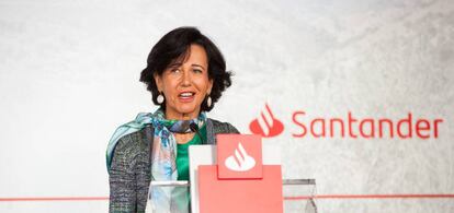 Ana Botín, presidenta de Santander. 