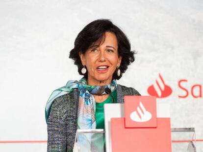 Ana Botín, presidenta de Santander. 