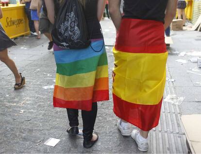 Madrid vivió el sábado una tarde con espacio para todos los símbolos.