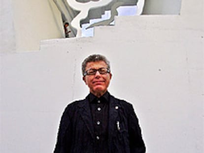 Daniel Libeskind, en el taller inaugurado en Mallorca.