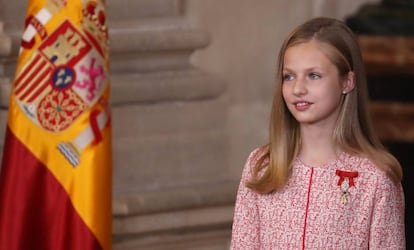 Leonor de Borbón, princesa de Asturias.