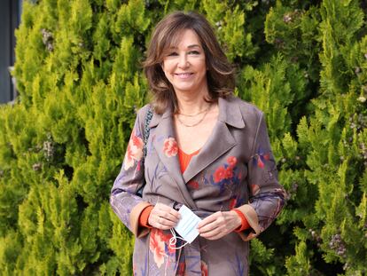 Ana Rosa Quintana, a su salida de Mediaset, después de anunciar que padece cáncer de mama.