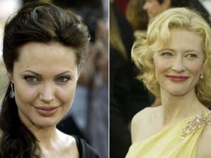 De izquierda a derecha, las actrices Jodie Foster, Angelina Jolie y Cate Blanchett.