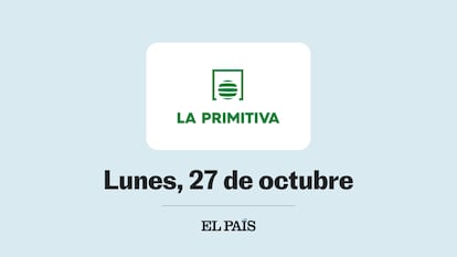 La Primitiva lunes 27 octubre 2025