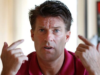 Michael Laudrup, tras ser nombrado entrenador del Mallorca.