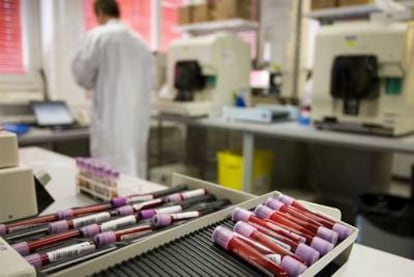 Un laboratorio de Lausana donde se analizan muestras tomadas en controles antidopaje.