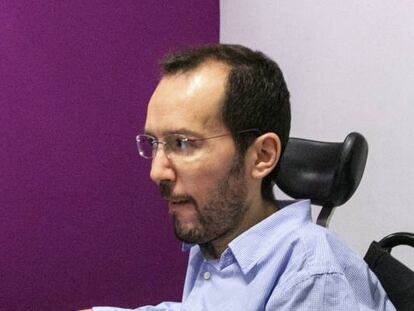 El secretario de Organización de Podemos, Pablo Echenique.