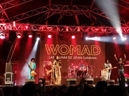 Oumou Sangaré, en el Womad, en Las Palmas de Gran Canaria.